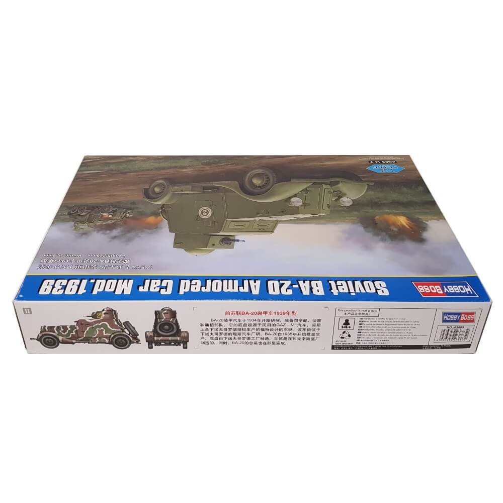 1:35 Soviet BA-20 Armored Car Mod. 1939 - HOBBY BOSS