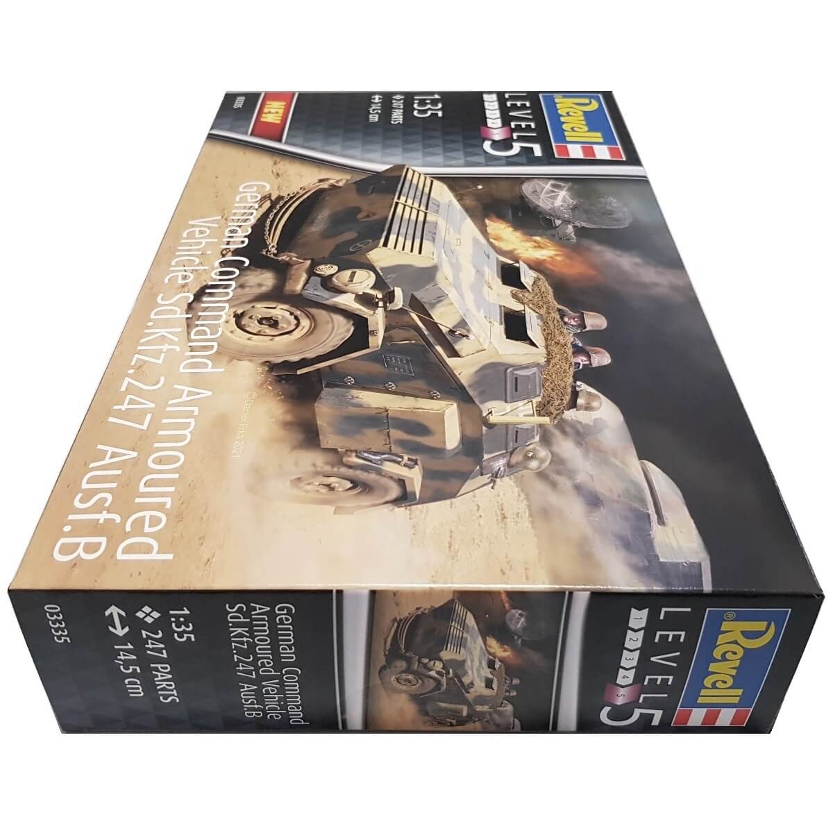 1:35 German Command Armoured Vehicle Sd.Kfz. 247 Ausf. B - REVELL