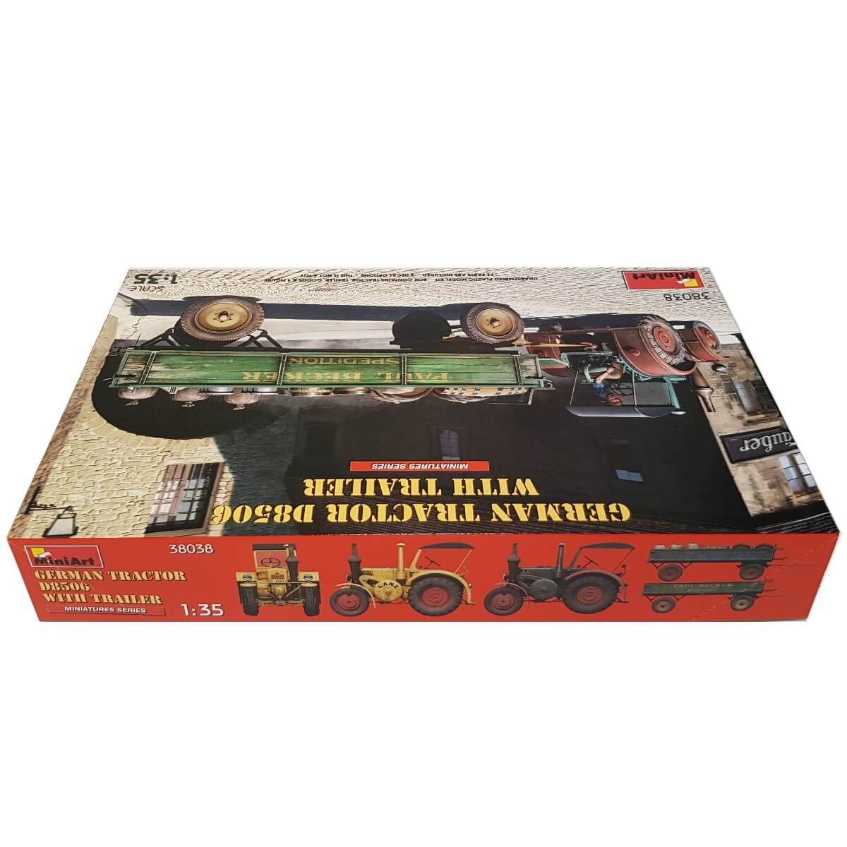 1:35 German Tractor D8506 with trailer - MINIART