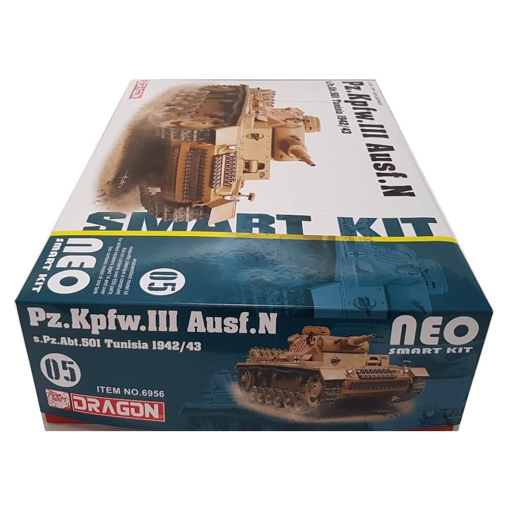 1:35 German Pz.Kpfw. III Ausf. N - s.Pz.Abt.501 Tunisia 1942/43 - DRAGON