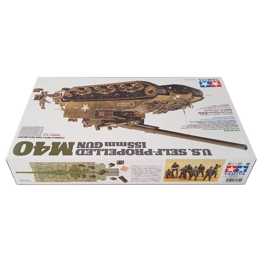 1:35 US Self-Propelled 155mm Gun M40 - TAMIYA