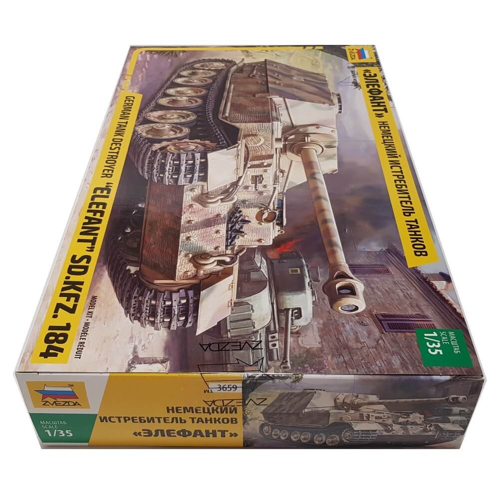 1:35 German tank destroyer ELEFANT Sd.Kfz. 184 - ZVEZDA