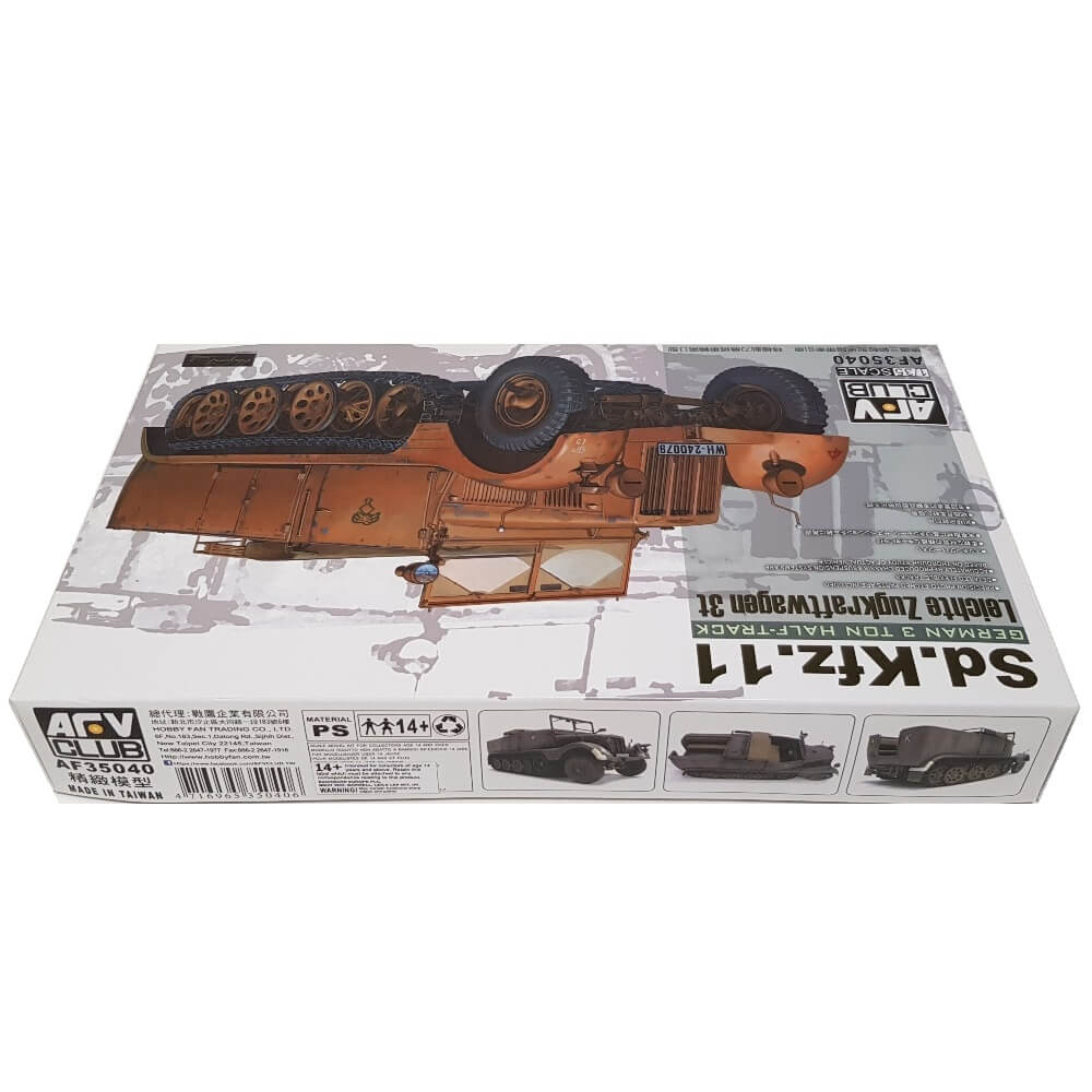 1:35 German Sd.Kfz.11 3 Ton half-track - AFV CLUB