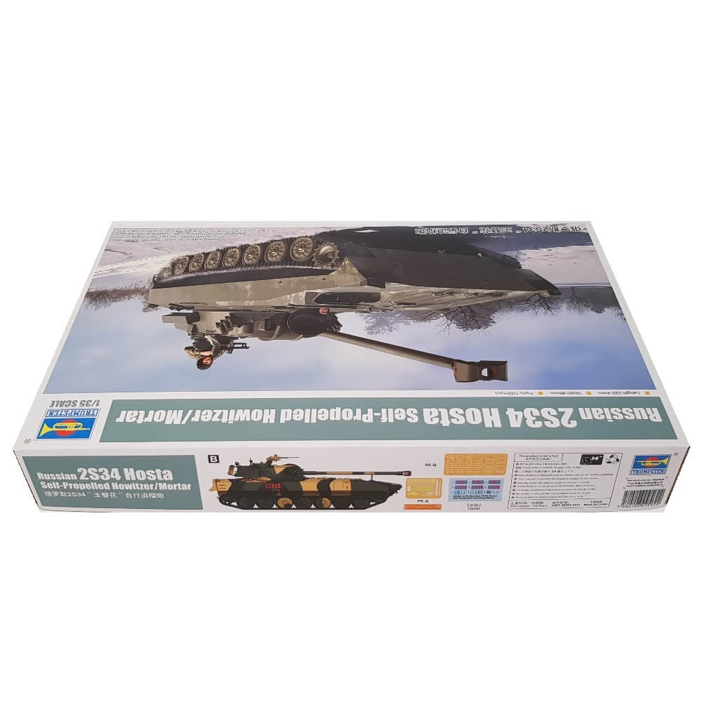 1:35 Russian 2S34 Hosta Self-Propelled Howitzer/Mortar - TRUMPETER