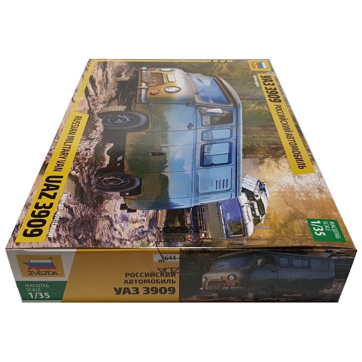 1:35 UAZ 3909 Russian Military Van - ZVEZDA