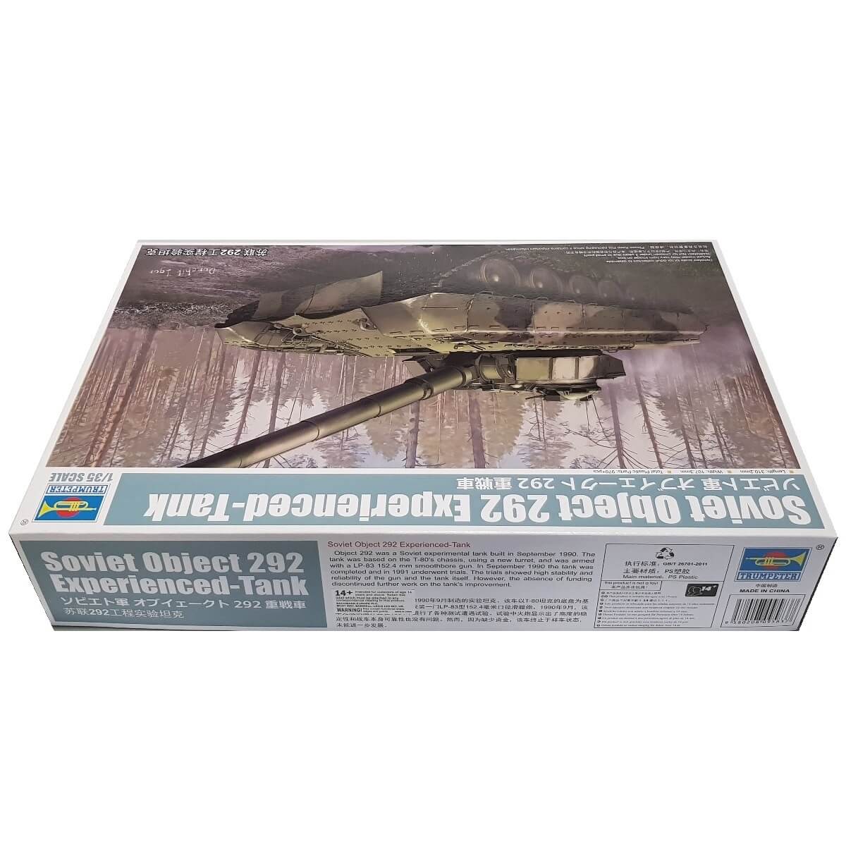 1:35 Soviet Object 292 Experienced-Tank - TRUMPETER