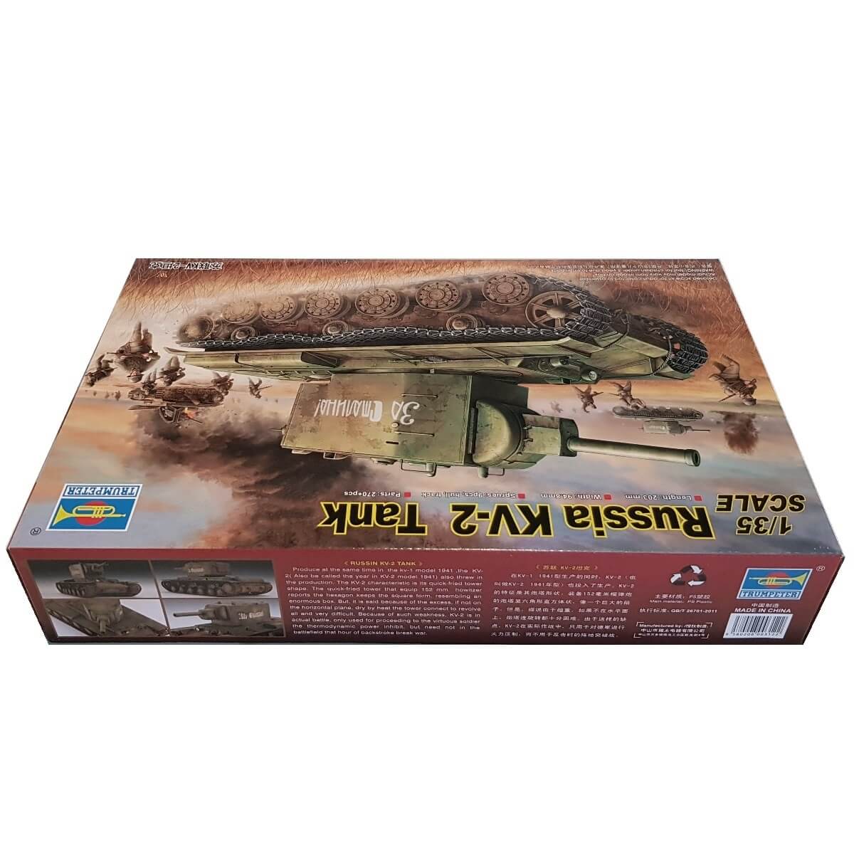 1:35 Russia KV-2 Tank - TRUMPETER