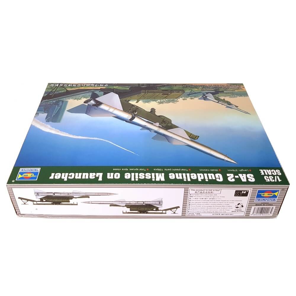 1:35 SA-2 GUIDELINE Missile on Launcher - TRUMPETER
