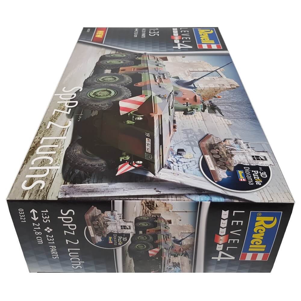 1:35 German SpPz 2 LUCHS with 3D Puzzle Diorama - REVELL