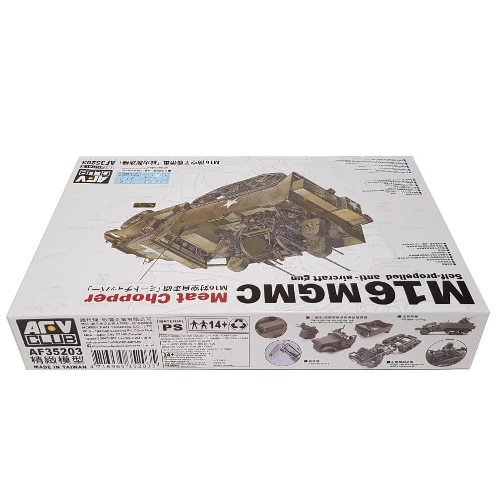 1:35 M16 MGMC Meat Chopper Self-propelled anti aircraft gun - AFV CLUB