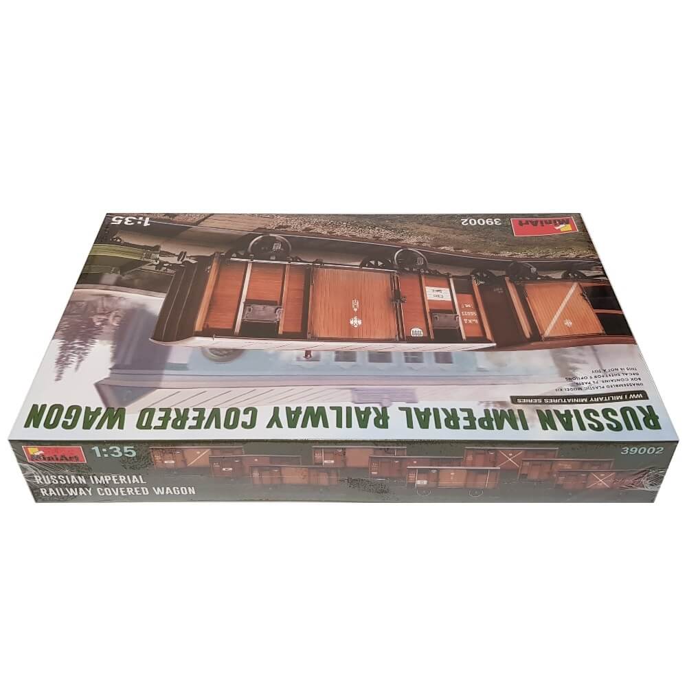 1:35 Russian Imperial Railway Covered Wagon - MINIART