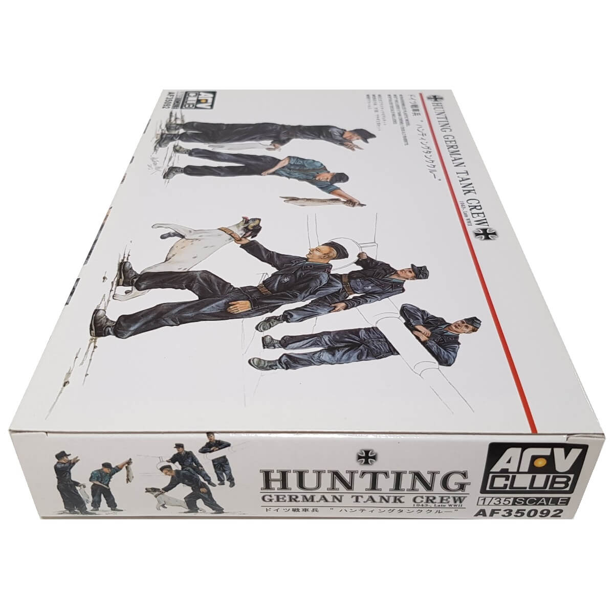 1:35 Hunting German Tank Crew 1943 - Late WWII - AFV CLUB