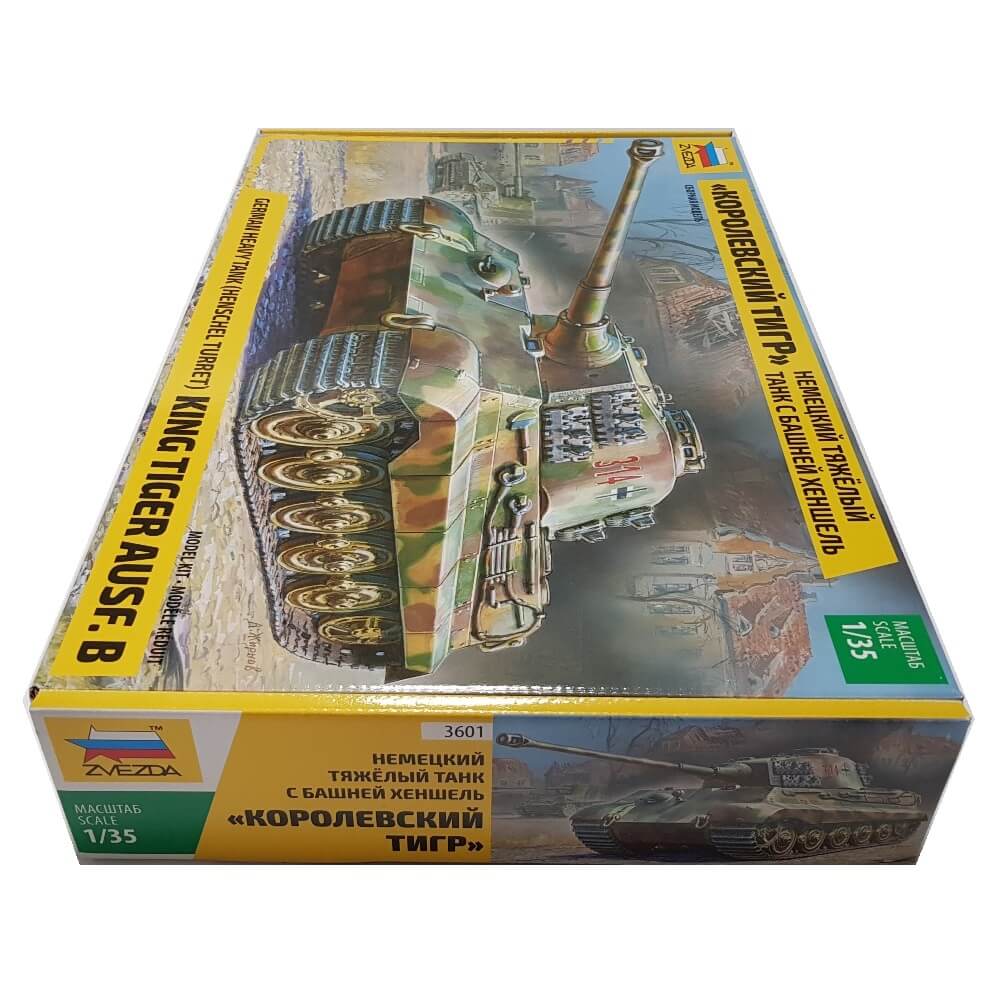1:35 German Heavy Tank KING TIGER Ausf. B with Henschel Turret - ZVEZDA