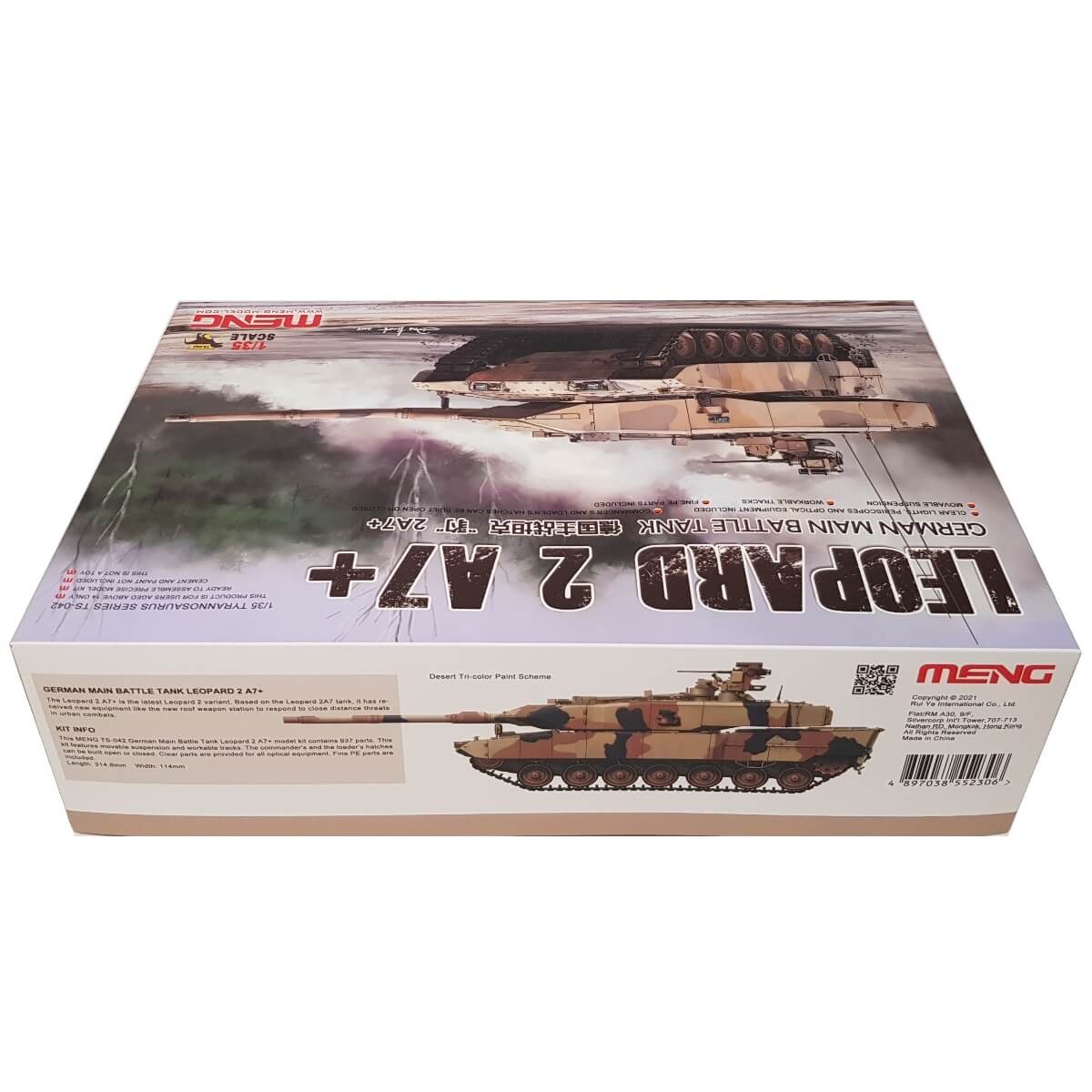 1:35 Leopard 2 A7+ German Main Battle Tank - MENG