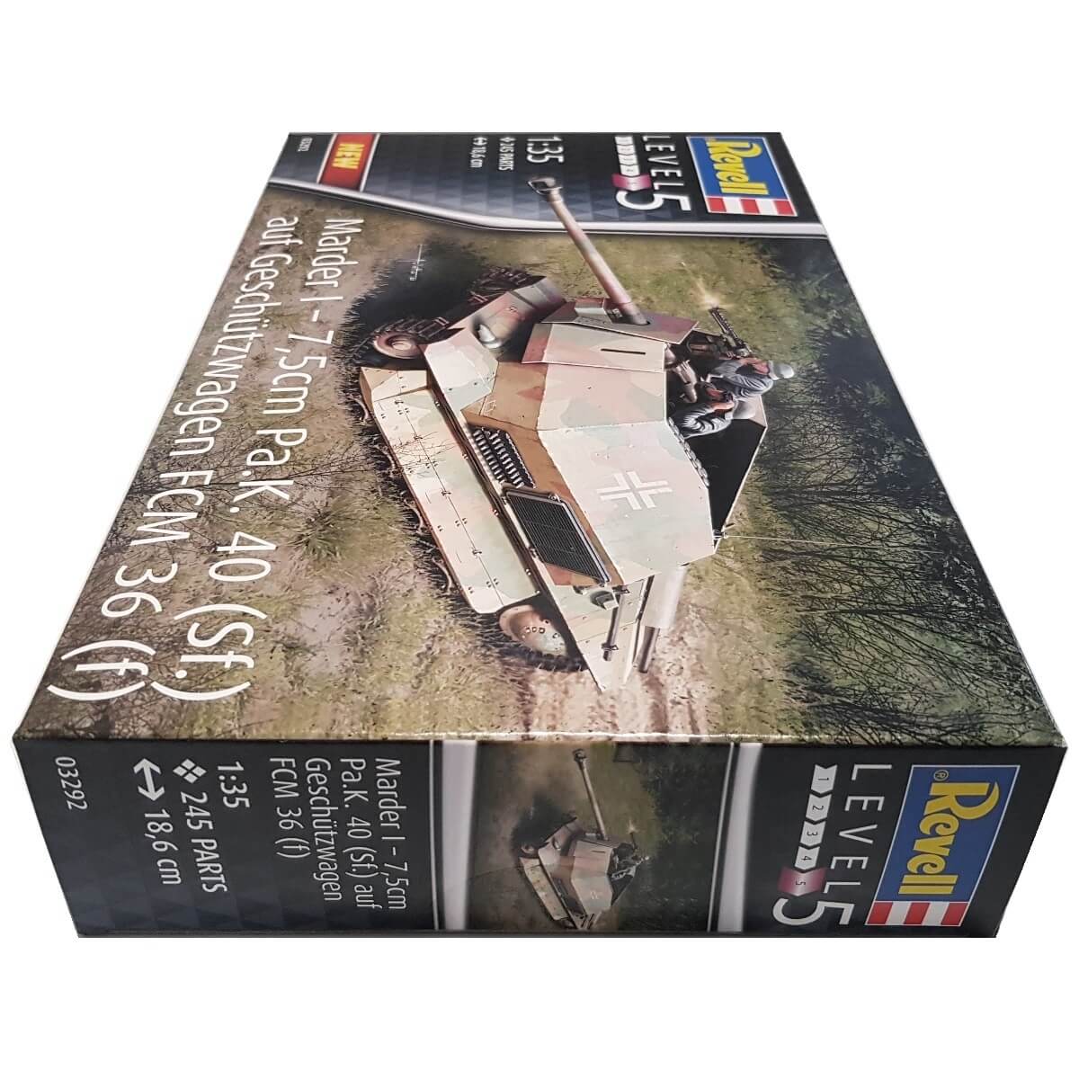 1:35 Marder I 7.5cm PaK. 40 (Sf.) auf Geschützwagen FCM 36 (f) - REVELL
