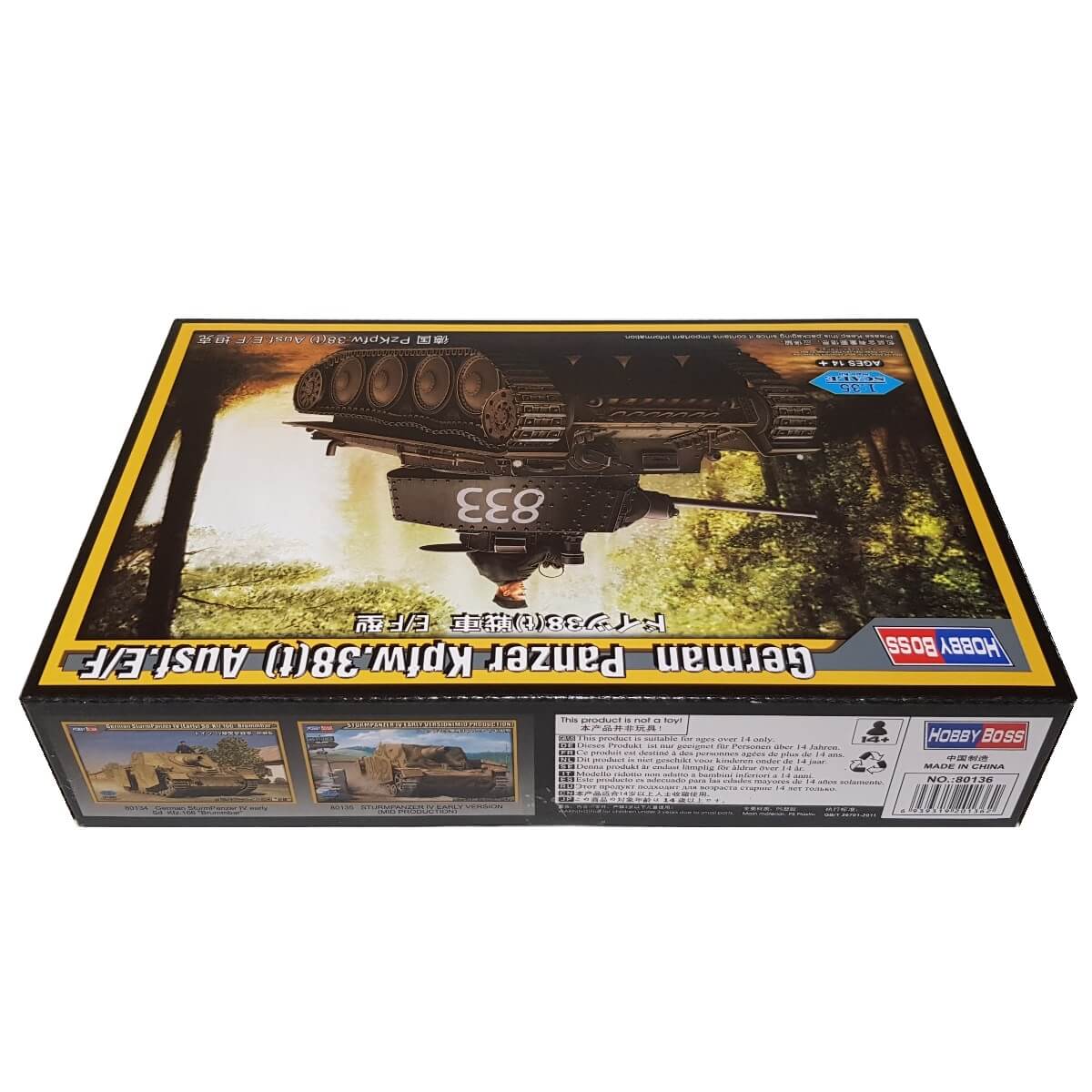 1:35 German Panzer Kpfw. 38(t) Ausf. E/F - HOBBY BOSS