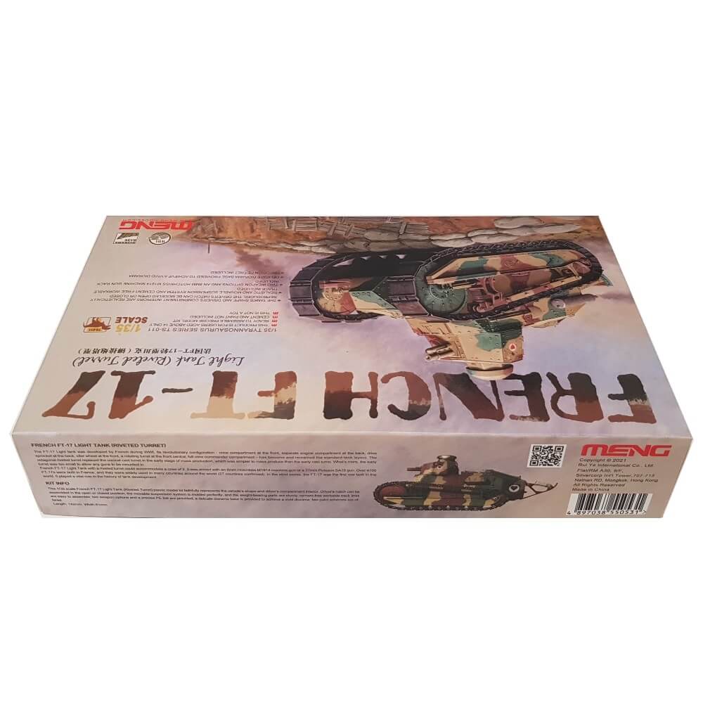 1:35 French FT-17 Light Tank - Riveted Turret - MENG