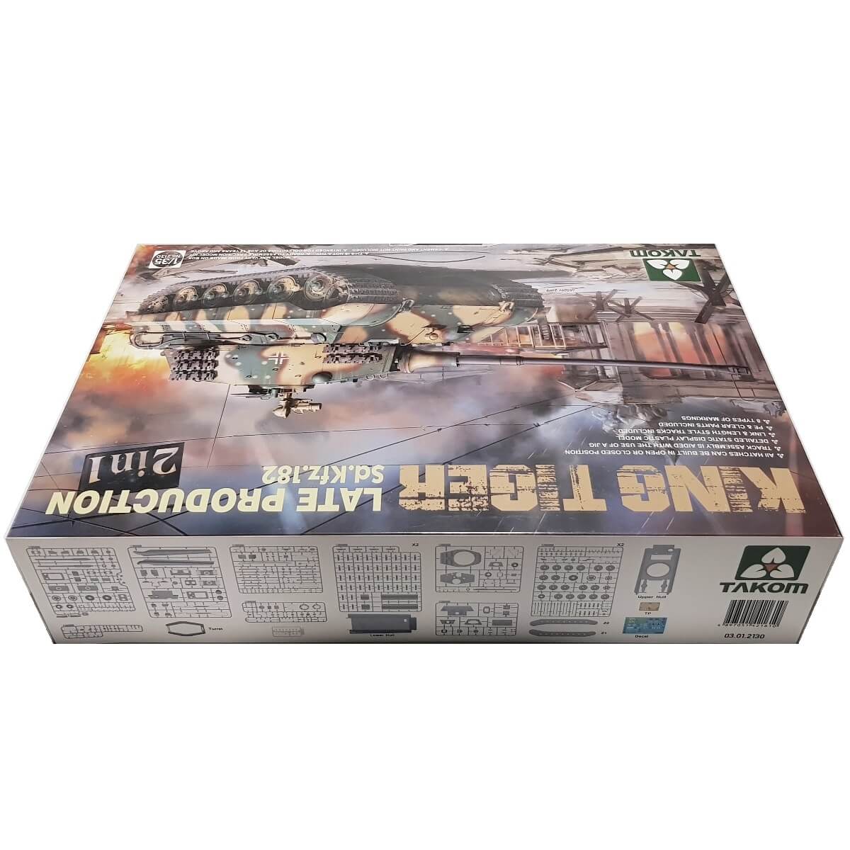 1:35 KING TIGER - Late Production Sd.Kfz. 182 - TAKOM