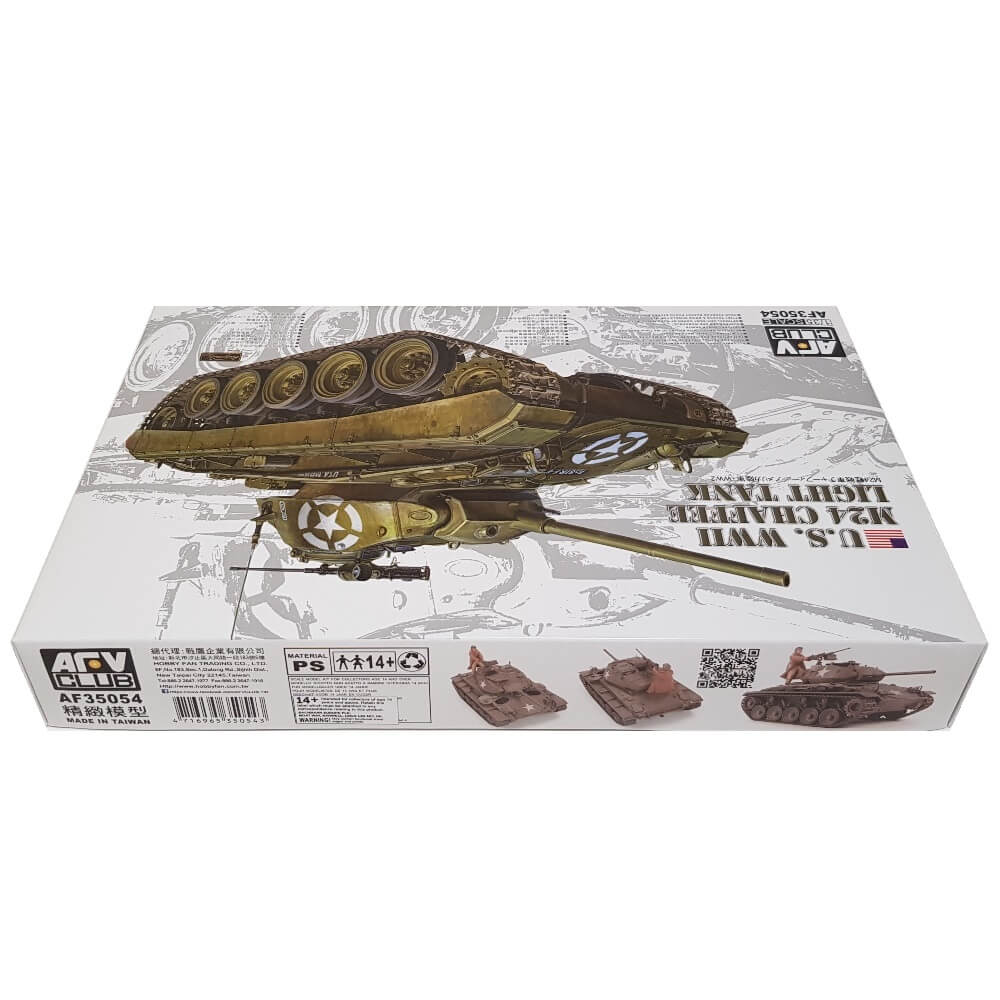 1:35 US Army WWII M24 Chaffee Light Tank - AFV CLUB