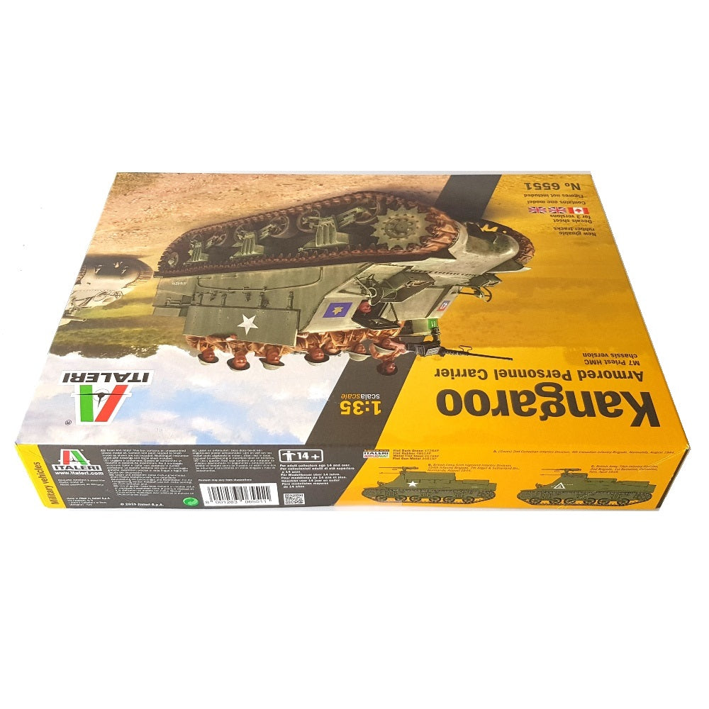 1:35 British KANGAROO Armored Personnel on Carrier M7 PRIEST chassis - ITALERI