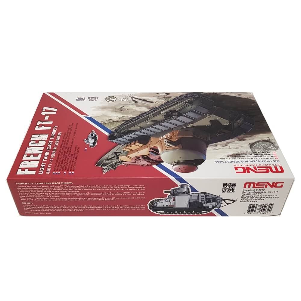 1:35 French FT-17 Light Tank with Cast Turret - MENG