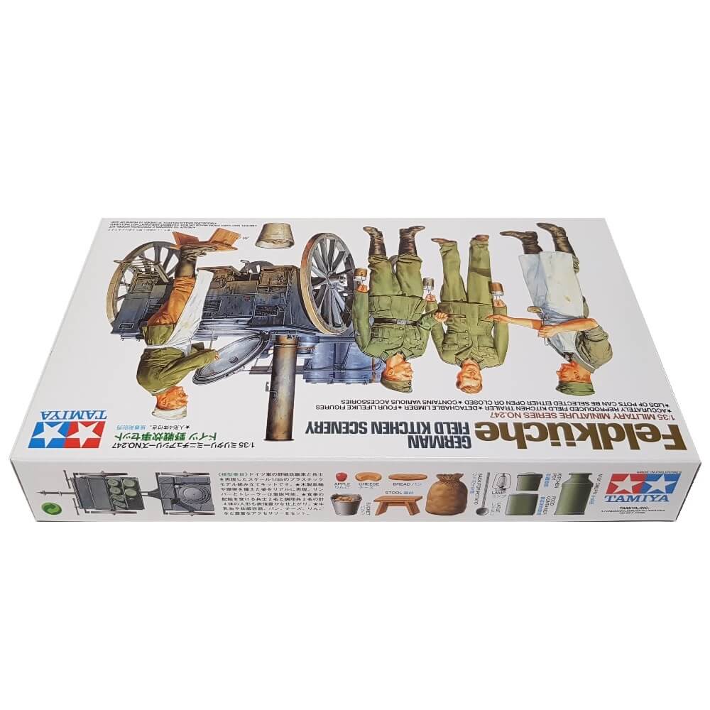 1:35 German Field Kitchen Scenery - TAMIYA