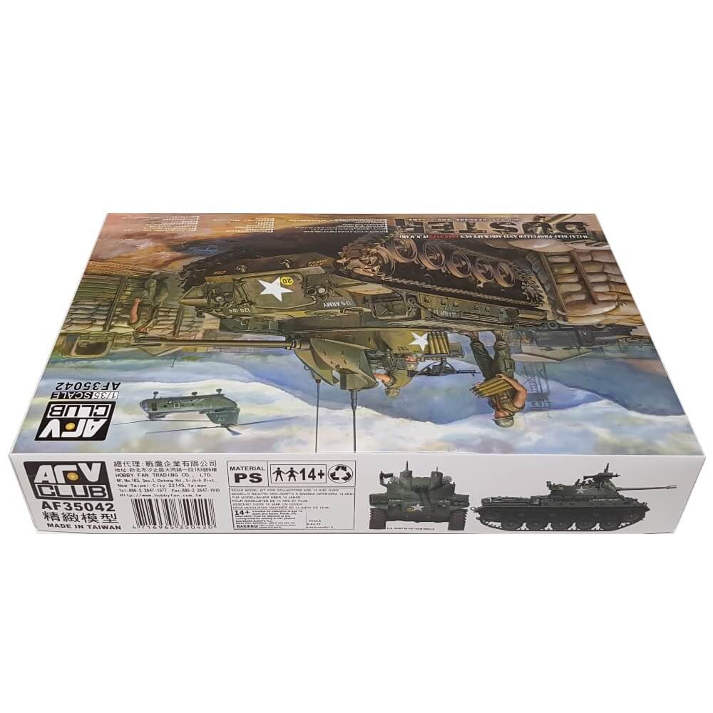 1:35 M42A1 DUSTER Self-Propelled Anti-Aircraft Gun Late Type - AFV CLUB