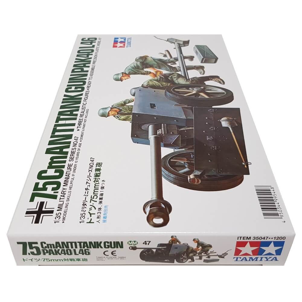 1:35 German 7.5cm Anti-Tank Gun PAK40/L46 - TAMIYA