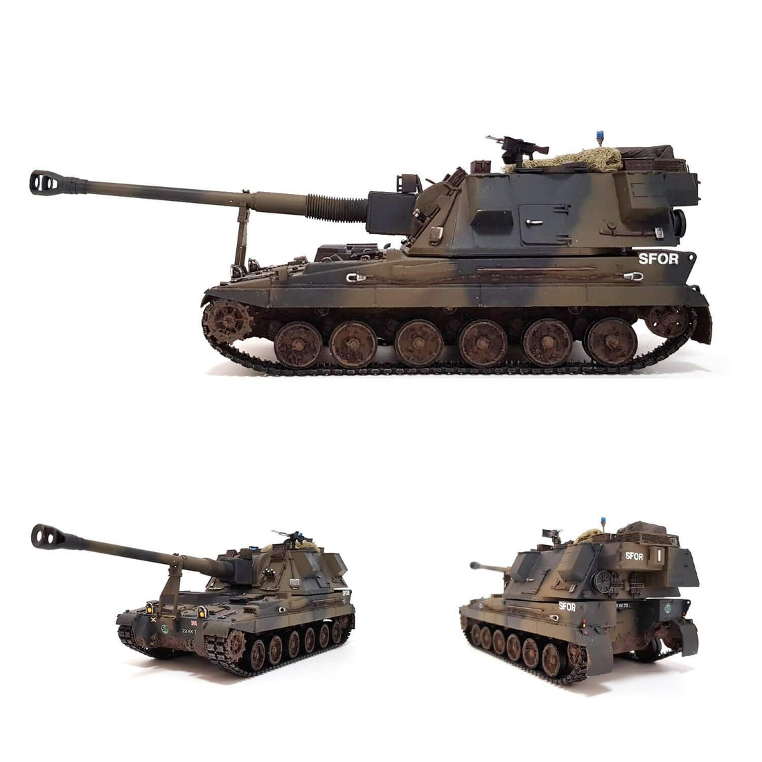 1:35 British AS-90 155 mm Self-propelled Howitzer from TRUMPETER