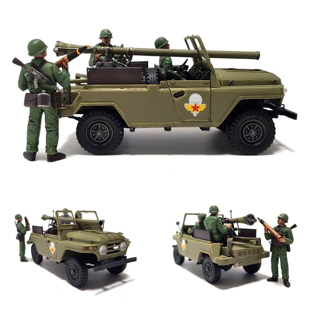 1:35 Chinese BJ212A with 105mm Type 75 Recoilless Rifle from TRUMPETER