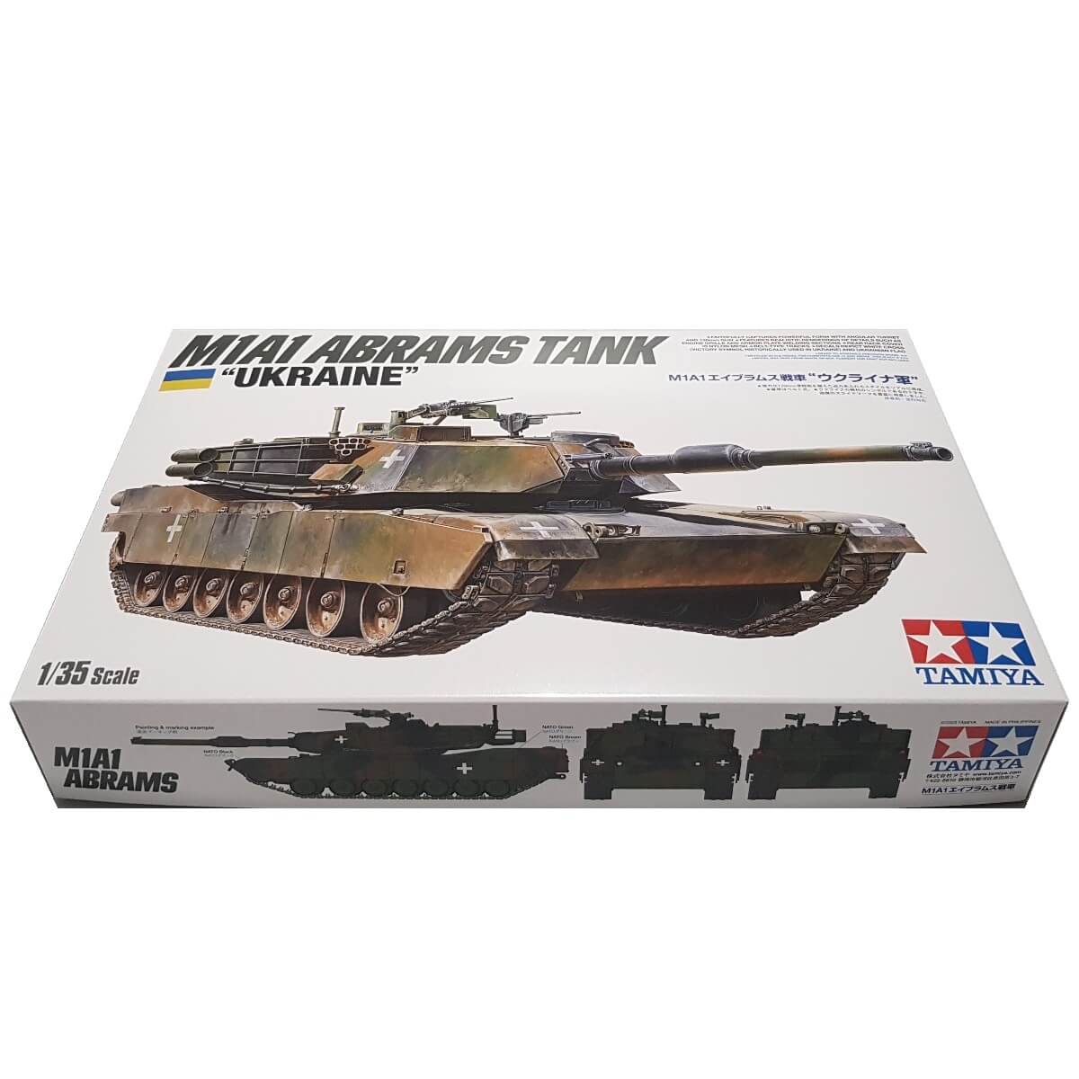 1:35 US M1A1 Abrams Tank - Ukraine - TAMIYA