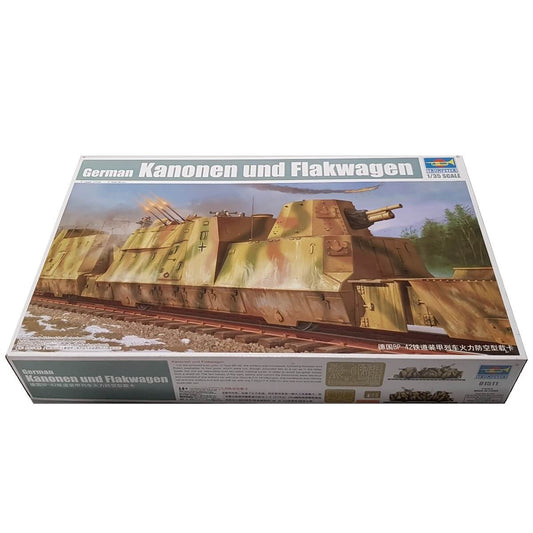 1:35 German Kanonen und Flakwagen BP42 - TRUMPETER