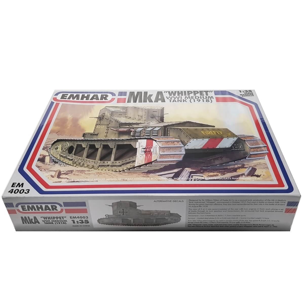 1:35 Mark A WHIPPET Medium Tank - EMHAR