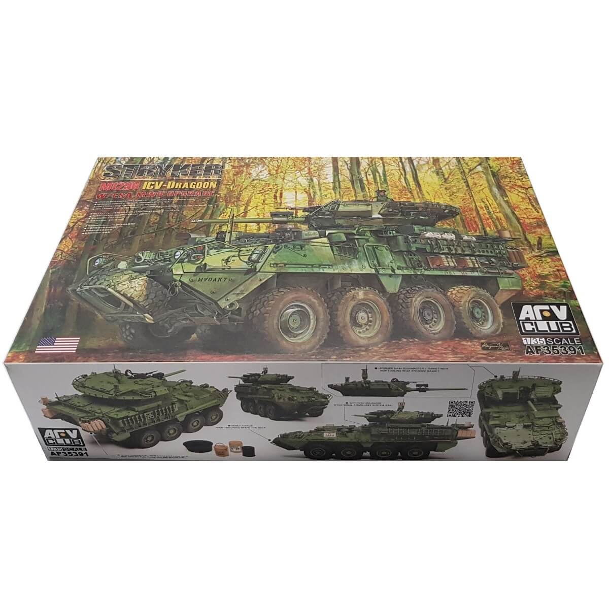 1:35 M1296 Stryker ICV-Dragoon with ESA MWO Upgrade - AFV CLUB