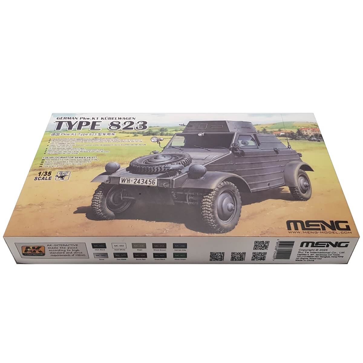 1:35 German Pkw. K1 Kubelwagen Type 823 - MENG
