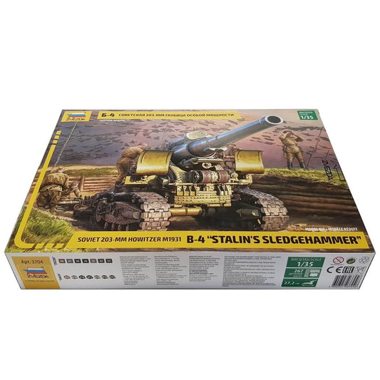 1:35 B-4 Soviet 203mm Howitzer M1931 - Stalin's Sledgehammer - ZVEZDA