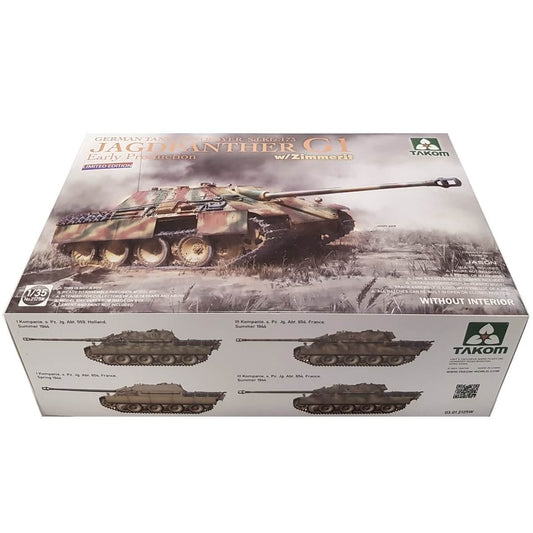 1:35 German Tank Destroyer Sd.Kfz. 173 Jagdpanther G1 - Early Production with Zimmerit - TAKOM