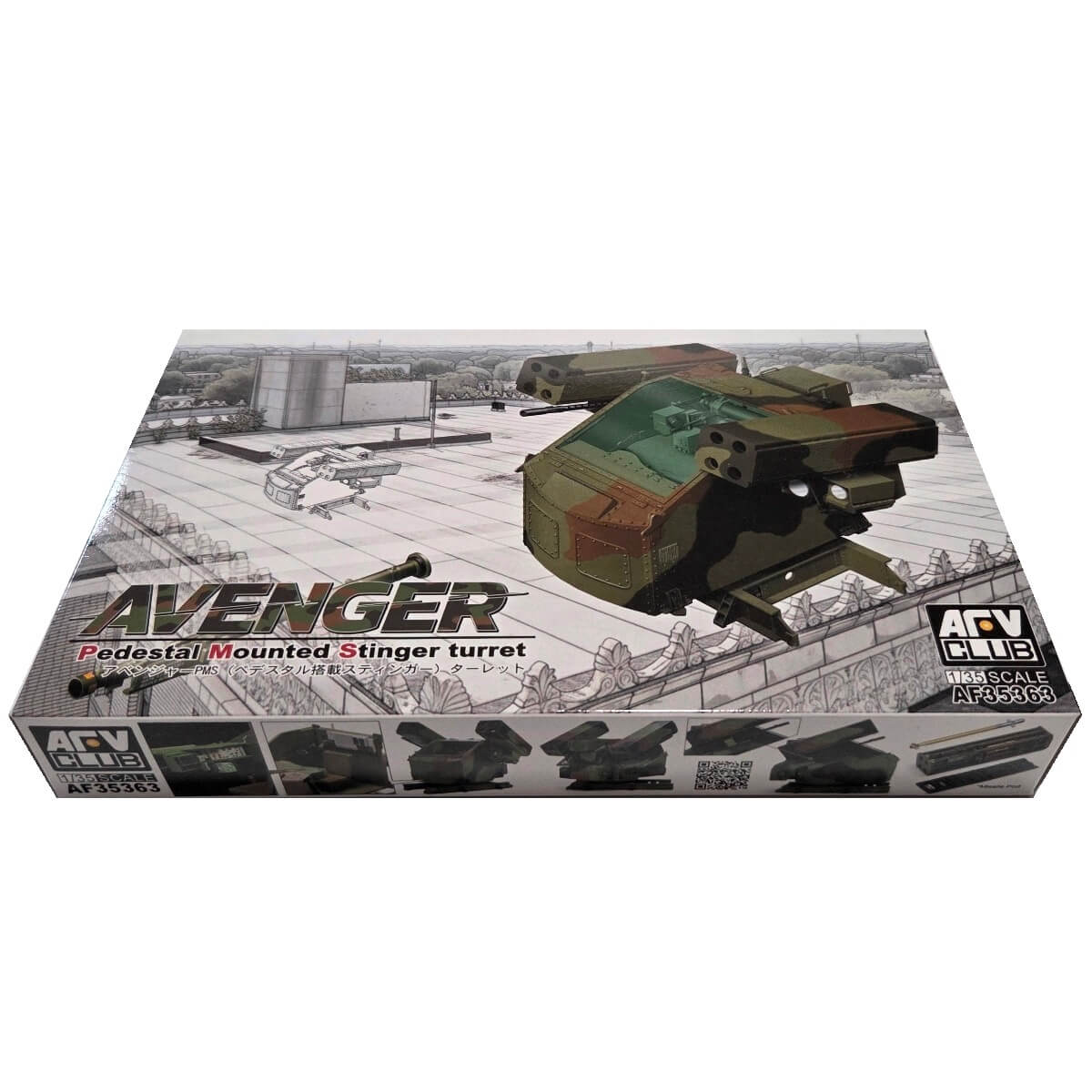 1:35 Avenger - Pedestal Mounted Stinger Turret - AFV CLUB