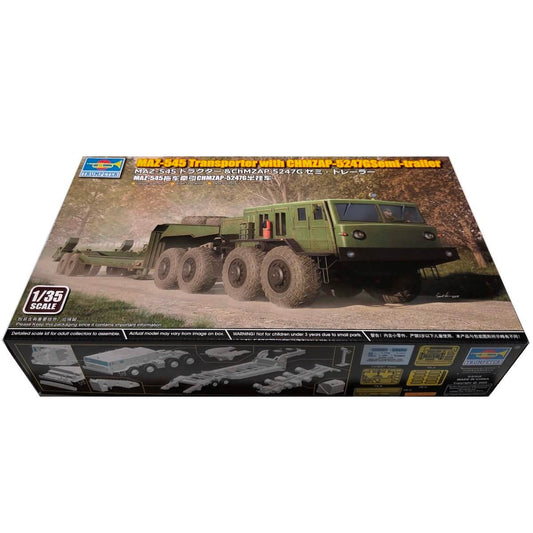 1:35 MAZ-545 Transporter with CHMZAP-5247G Semi-Trailer - TRUMPETER