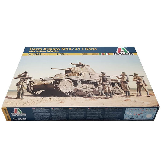 1:35 Carro Armato M14/41 I Serie with Italian Infantry - ITALERI