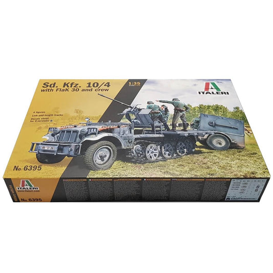 1:35 Sd. Kfz. 10/4 with FlaK 30 and Crew - ITALERI