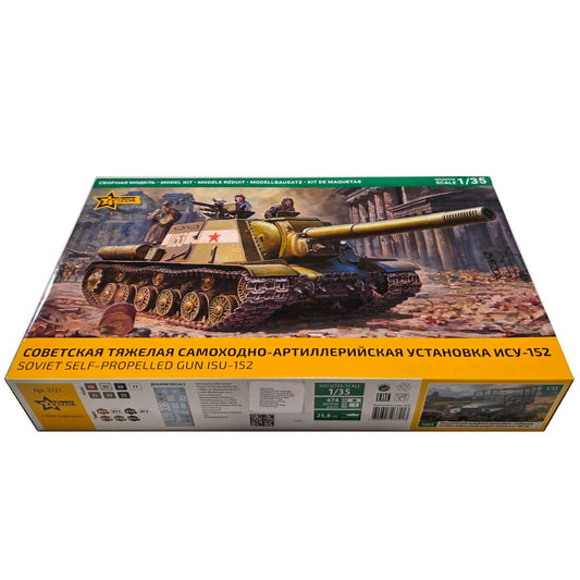 1:35 Soviet Self-propelled Gun ISU-152 - ZVEZDA