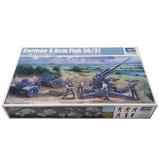 1:35 German 8.8cm Flak 36/37 - TRUMPETER