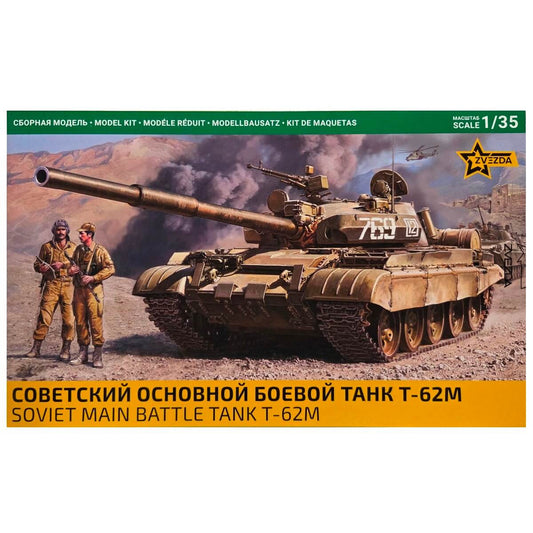 1:35 Soviet Main Battle Tank T-62M - ZVEZDA