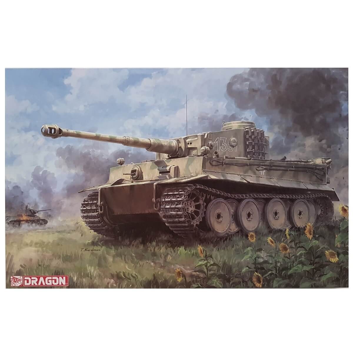 1:35 Tiger I Early Production - Wittmann's Tiger 13./Panzer Regiment 1 - July 1943 Operation "Zitadelle" - DRAGON