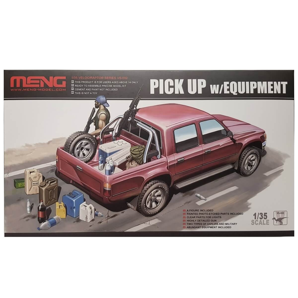 1:35 Pick Up with equipment - MENG