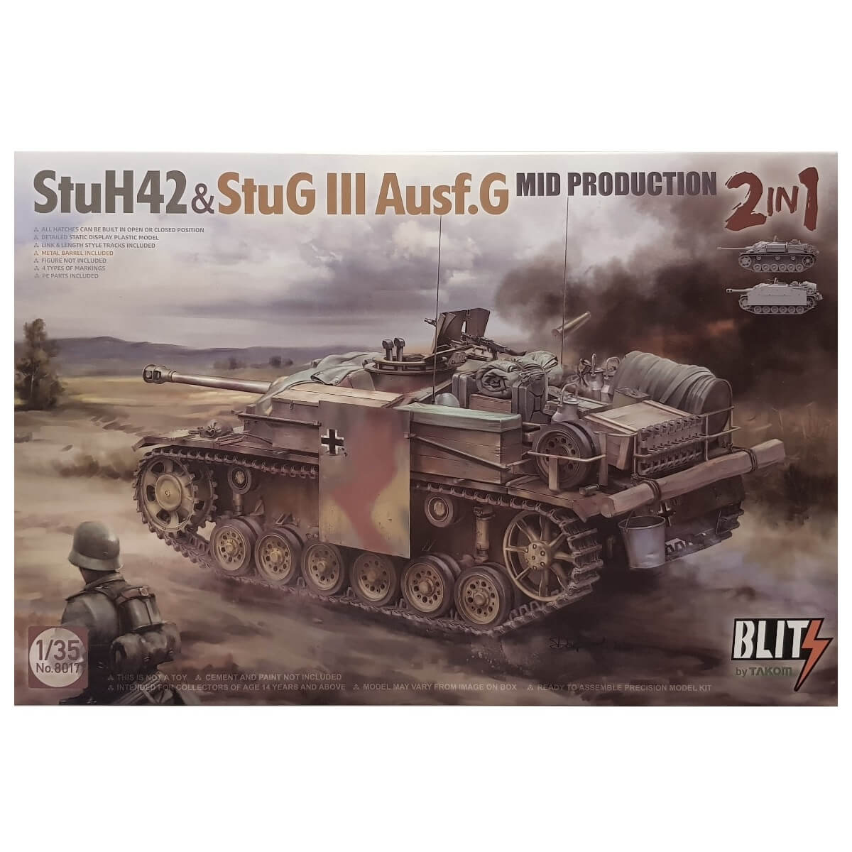 1:35 StuH 42 and  StuG III Ausf. G - Mid Production - TAKOM