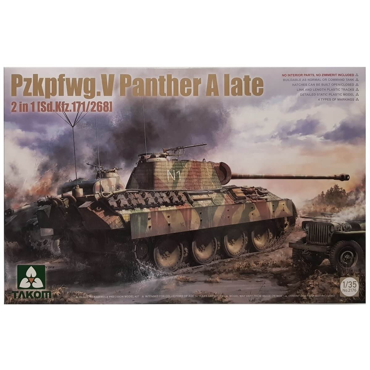 1:35 Pz.Kpfw. V Sd.Kfz. 171/268 Panther A Late - TAKOM