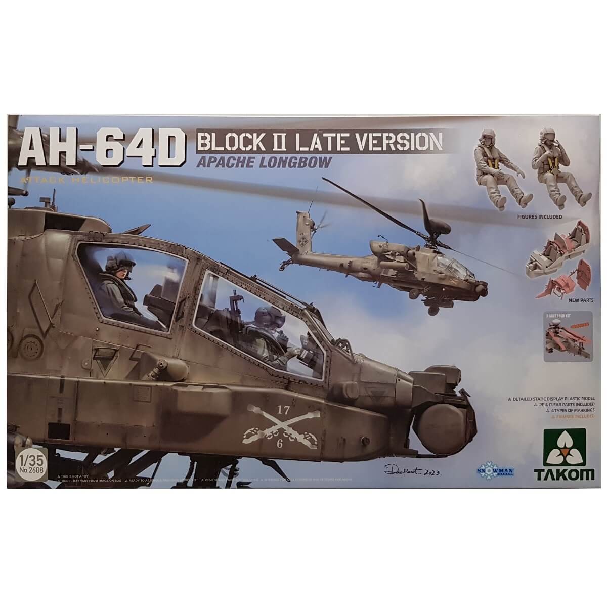 1:35 AH-64D Block II Late Version - Apache Longbow - TAKOM