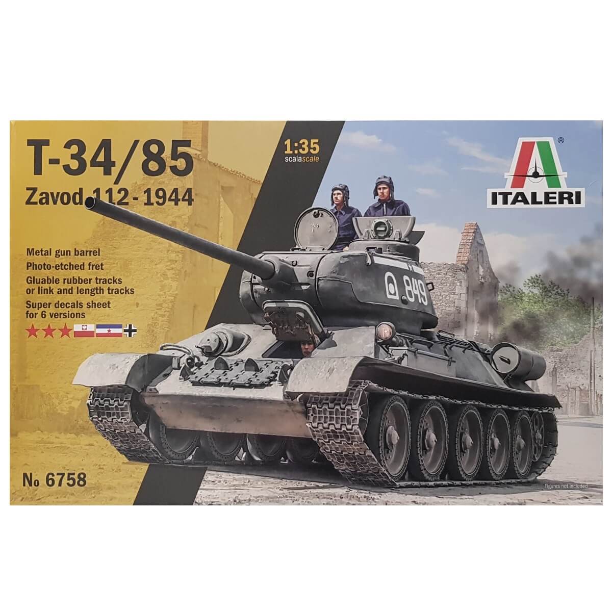 1:35 T34/85 Zavod 112 - 1944 - ITALERI